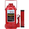 Ejoyous Cric idraulico 32 tonnellate, martinetto a pressione per auto, altezza di sollevamento 25 - 47 cm, per furgoni, barche, camion, roulotte, caravan, in acciaio di