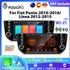 podofo Podoyo CarPlay Android Radio Per Fiat Punto 2010-2016 Linea 2012-2015 perché Sistema Intelligente 2din Navigazione GPS DSP Autoradio