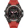 findtime Orologio digitale tattico militare da uomo, impermeabile fino a 5 ATM, orologio analogico con retroilluminazione a LED 12/24 ore, allarme conto alla rovescia