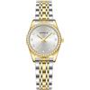 CIVO Orologio Donna Acciaio Analogico: Vintage Oro/Argento Diamanti Quadrante Effetto Sole Orologio - Impermeabile Quarzo Regolabile - Adatto alle donne per Viaggio Shopping e Festa