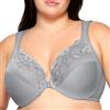Glamorise Reggiseno da Donna con Scollo Profondo, Argento, 9D