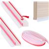 SWAWIS 2Pezzi 1.7cm x 3m Profilo di Tenuta per Battiscopa Cucina Trasparente de Silicone per 15mm 16mm 17mm Battiscopa, Impermeabile e Antipolvere