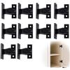 BMYUK keku - 10 clip a pressione per pannello, raccordi a pressione in ABS a scomparsa rapida, per armadietti, armadi, bagno, letto, tavolo