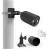 TIUIHU Supporto di montaggio per fotocamera TP-Link Tapo C425, supporto per asta regolabile con custodia in silicone, accessorio per telecamera di sorveglianza esterna TP-Link Tapo C425