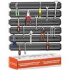 Sovica Barra magnetica per attrezzi 6 pezzi 33 cm x 5 cm barre magnetiche porta attrezzi barre magnetiche portautensili barra magnetica portautensili pannello porta attrezzi da parete
