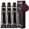 FemMas Colore per capelli 3x Biondo medio viola intenso 7.22 | Colore crema per capelli con olio di argan, cheratina e ceramidi | Colorazione o riflesso per capelli duraturo per risultati di colore