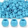 BAMTTOO Tattoo Ink Caps Pigment Cups Permanent Makeup Tools 200pcs Tattoo Ink Holder Plastic Ink Caps for Tattooing Tattoo Supplies (Blue)