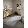 Villeroy & Boch Ursule, tappeto di lana naturale, tessuto a mano e naturale, per soggiorno, camera da letto, sala da pranzo, corridoio, cucina, grigio, 80 x 250 cm