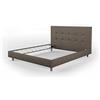 BIBI RELAX Letto Matrimoniale Imbottito Tessuto Idrorepellente | Testiera Imbottita, Telaio Ideale per Tutti i materassi 160 x 190 cm: Memory Foam, Poliuretano, Lattice o a Molle. 100% Made in Italy