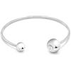 Calvin Klein Bracciale Bangle Aperto da Donna Collezione SCULPTURAL BUBBLES in Acciaio Inossidabile - 35000786