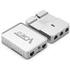VONETS VS500 Industrial 5 porte Gigabit Switch Ethernet RJ45 Splitter Estendere la porta di rete LAN, 4 porte Gigabit +1 porta UpLink, Plug&Play Design metallo, universale per dispositivi di rete