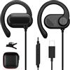 iMangoo Cuffie USB C per iPhone 17 Pro Max Samsung A36 A56 A55 A35 A54 A34 S25 Ultra S24,Open-Ear Cuffie Type C Auricolari Tipo C In-Ear con Filo Auricolari USB C per Xiaomi 13T Oneplus 13 Pixel 9 Pro 8 9a 7