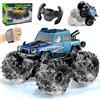 Toyzy Macchina Telecomandata 4x4 per Bambini 6-12 Anni, Veicolo Anfibio Telecomandato, Auto Radiocomandata Truck con Sensore Gesti per Sabbia, Prato, Acqua e Terreno, Giocattoli per Ragazzo (Blu)