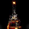 GEAMENT Set di Luci LED Compatibile Con LEGO Il Signore degli Anelli: Barad-dûr - Kit Di Illuminazione per Icons 10333 Barad dur (Modello di mattoncini non incluso)