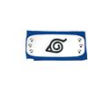 Naruto, fascia ninja con il simbolo di Konoha, ispirata all'anime Naruto. Colore: blu