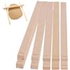 LZYDKH 10 pannelli in legno per ceramica, accessori per ceramiche, aste di guida per mattarello, guide, distanziatori per ceramiche, fai da te, 5 misure, 3/4/5/6/7 mm