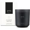 Ipuro Candela profumata classica decorativa - NOIR | Candela profumata in vetro con aroma duraturo di rosa, patchouli, legno di sandalo, eucalipto e cocco, ideale per occasioni romantiche