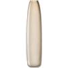 Leonardo Bellagio 036454 - Vaso per fiori alto e sottile, realizzato a mano, altezza 35 cm, diametro 8 cm, colore beige