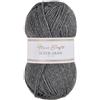 Utopia Crafts Super Aran - Filato per lavori a maglia e uncinetto, 100 g, colore: grigio fumo