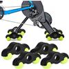 ZONJIE Rocker Plate Feet - Set di 4 adattatori a Scatto per Piedini a Leva, per Allenamento a rulli Wahoo Kickr Core 1 con 8 Palline da Tennis, Piastra a levetta per riduzione del Rumore