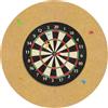 KEAGAN Dart Board Wall Protectors Dartboard Surround Cork Self-Adhesive Spliced Wall Surround Board Easy Assembly Dart Surround Cork