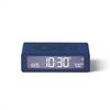 Lexon Flip Mini Sveglia Digitale da Viaggio, Orologio LED On/Off con Luminosità Regolabile, Ricaricabile e Tattile, Ideale come Sveglia da Comodino - Blu scuro