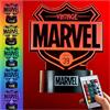 Get Trend Disney Marvel LED Luce Notturna, USB & Alimentato a Batteria Luci con 16 Colori e 4 Modalità, Lampada da Comodino con Luminosità Regolabile (Multi Marvel)