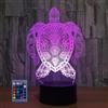 HPBN8 Ltd 3D Tartaruga Night Light Lamp 7/16 cambiamento di colore LED Lampada USB Power Telecomando Kids Toys Gift Decor decorazioni di Natale regalo di San Valentino regalo di compleanno