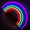 Fespcj Decorazione della parete del neon, segno arcobaleno della camera da letto del lavoro USB o della batteria, stanza delle ragazze, dormitorio, partito, matrimonio, bar, Natale