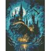 QIUQI 5D Diamond Painting Castello,Diamond Painting Kit Completo 40 * 50cm,Pittura Diamante Kit per Adulti Bambini,Diamond Painting by Numbers per Decorazione MMurale, Regalo di Compleanno