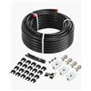 VEVOR Kit di Tubi per Compressore d'Aria, 30,48 m x 19,05 mm, Sistema di Tubazioni per Aria Compressa in HDPE-Alluminio, a Prova di Perdite, Resistente alla Pressione per Garage e Officine, Nero