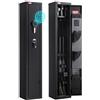 VEVOR Cassaforte per Armi Fuciliera 250 x 220 x 1335 mm, Armadio per Fucili in Acciaio Laminato a Freddo per Impieghi Gravosi con Tastiera Digitale e Chiave, Grande Armadio per Armi Lunghe, Assemblaggio Richiesto