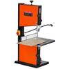 VEVOR Troncatrice a Nastro da Banco Motore Potenza Nominale 373W Larghezza di Taglio max. 254mm, Altezza di Taglio max. 160mm con Luce di Lavoro LED per Lavorazione Legno