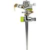 Colortap Irrigatore su picchetto in metallo 3 bar:1000 l/h; gittata regolabile fino a 14,5 m