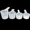 5 cucchiai dosatori da 100 ml, 70 ml, 50 ml, 40 ml, 20 ml, misurino per detersivo in polvere, dosatore detersivo, plastica trasparente latte in polvere, polvere proteica, farina, forniture cucina