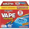 Vape Piastrine Antizanzare Classic, 12 Ore di Protezione, 60pz