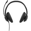 Mediacom Cuffie Mediacom MD-AP100 con microfono Nero [MD-AP100]
