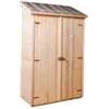 Habrita Casetta in legno da giardino habrita eden in abete rosso massiccio e 3 ripiani 132x65x206 cm