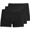 JACK & JONES Jacwaistband Trunks 3 Pack Noos Boxer, Grigio (Hawaian Ocean/Fiery Red), Large (Pacco da 3) Uomo