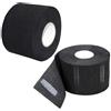 VASANA 2 rotoli nero monouso parrucchiere carta striscia collo carta professionale protezione impermeabile elastico striscia di taglio accessori per il taglio di capelli salone di bellezza