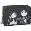 CERDÁ LIFE'S LITTLE MOMENTS - Borsa da viaggio Nightmare Before Christmas - Nero - Grande capacità di contenimento - Chiusura a zip - Stampa di Jack e Sally - Prodotto originale