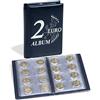 Leuchtturm 350454 Album per Monete Route 2-Euro - Album Tascabile per 48 Monete da 2€ - Coperchio da 2 Euro in Rilievo - Blu