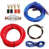 LNGJIN 10GA Set Cavi per Amplificatore,1500w Kit Completo Audio Auto,Amplificatore Auto Kit,Cavo Per Subwoofer Audio Per Auto,Auto Kit Cavi Audio Auto,Set Cavi Amplificatore,Adatto per l'aggiornamento audio