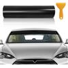 Hapivida Striscia Parasole per Parabrezza, 140x20 Cm Striscia Parasole per Auto Adesivo Universale per Parabrezza in PVC con Raschietto, Pellicola Oscurante per Finestrini per Auto