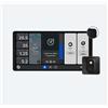 Shelly Pannello a muro grande Wall Display X2 Nero + Sensore BLU H&T Nero