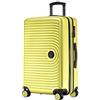 Hauptstadtkoffer Mitte - Valigia Media a Guscio Rigido, TSA, 4 Ruote, Bagaglio da Stiva con Espansione di Volume di 8 cm, 68 cm, 88 L, Felce