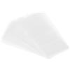 PATIKIL 69x35mm Fascette Termorestringenti Perforate in PVC, 500pz Pellicola termoretraibile per Bottiglie Barattoli Lattine Scatole Adatte per Diametro Tappo 1,54 a 1,65, Trasparenti