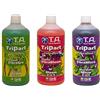 Senua-General Hydroponics Acqua Dura Flora Series QT Rigida - FloraGro, FloraBloom, e Giardino FloraMicro, Prato, Fontana, Manutenzione 1Ltr