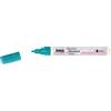 KREUL 92666 - Marcatore Tessile Glitter Medio Turchese, Pennarello semiopaco per Tessuti con Effetto Glitter, Larghezza del Tratto da 2 a 4 mm Circa, per Tessuti Chiari e Scuri
