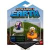 Mattel Minecraft- Earth Boost Confezione con 2 Mini Personaggi con Chip NFC, Giocattolo per Bambini 6+ Anni, GKT42